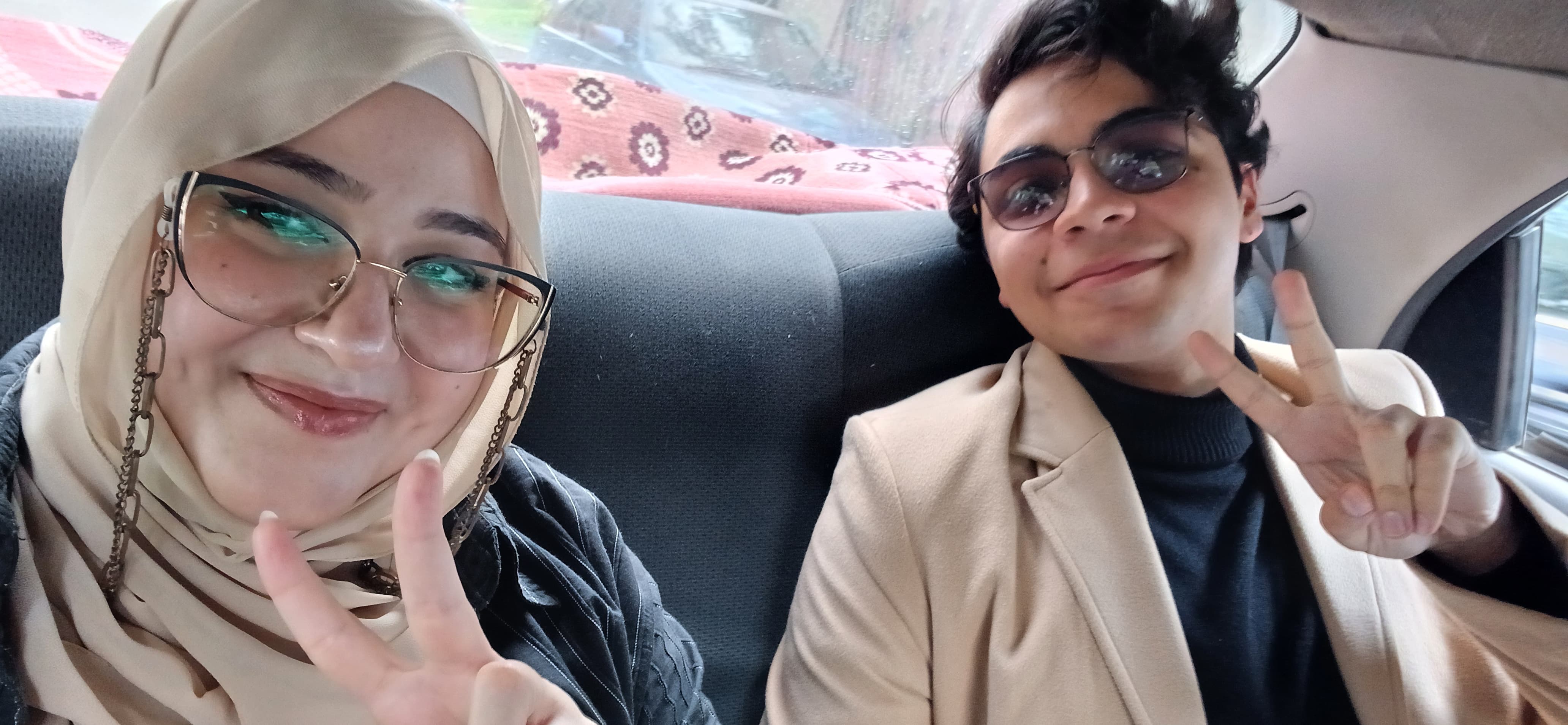Touqa and Mohamed on their first date